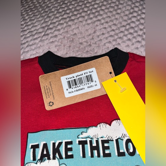 Lazy One “take the long way home”  Pajama Set NWT - Picture 3 of 5